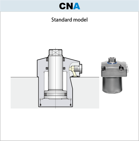 7MPa Cylinder with an upper flange CNA