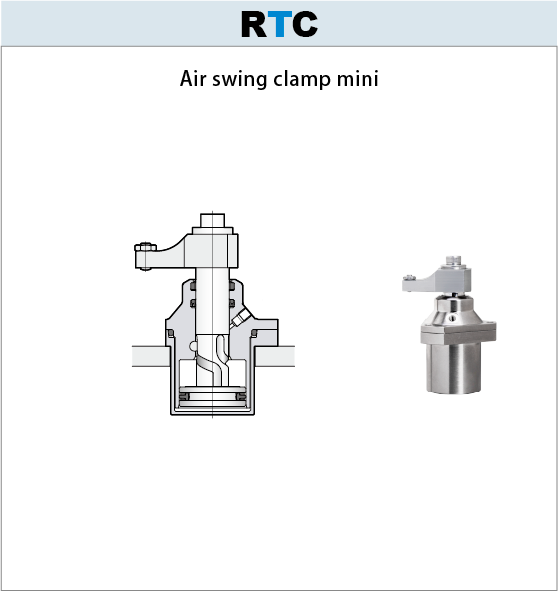 Air swing clamp mini RTC