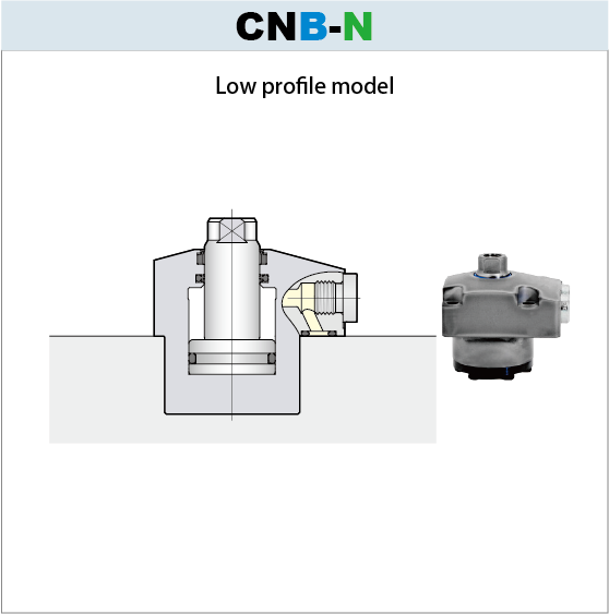 7MPa Cylinder with an upper flange CNB-N