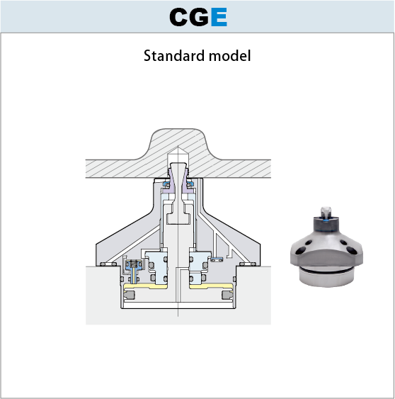 Air expansion clamp CGE